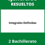 Ejercicios Integrales Definidas 2 Bachillerato PDF