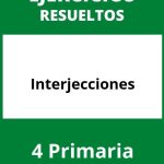 Ejercicios Interjecciones 4 Primaria PDF