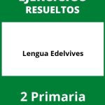 Ejercicios Lengua 2 Primaria PDF Edelvives