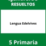 Ejercicios Lengua 5 Primaria Edelvives PDF