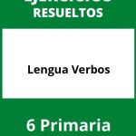 Ejercicios Lengua Verbos 6 Primaria PDF