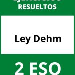 Ejercicios Ley De Ohm 2 ESO PDF