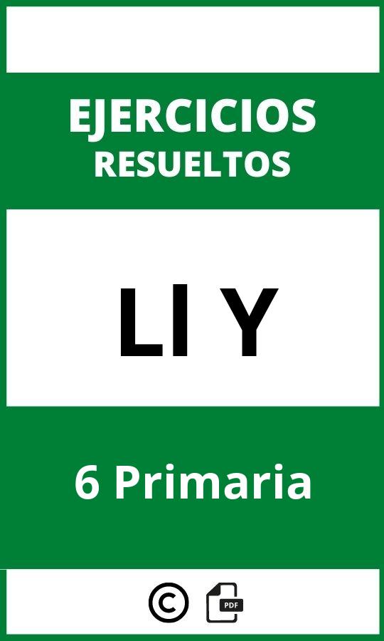 Ejercicios Ll Y 6 Primaria PDF