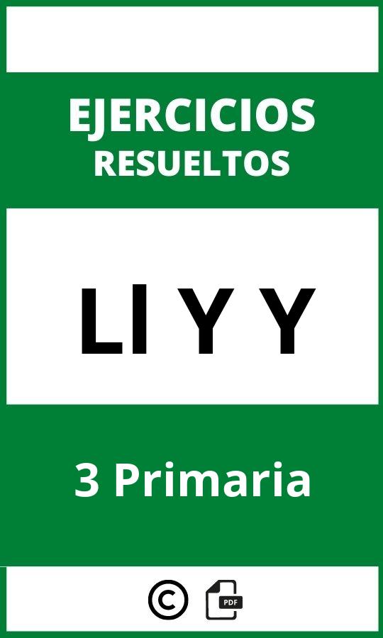 Ejercicios Ll Y Y 3 Primaria PDF