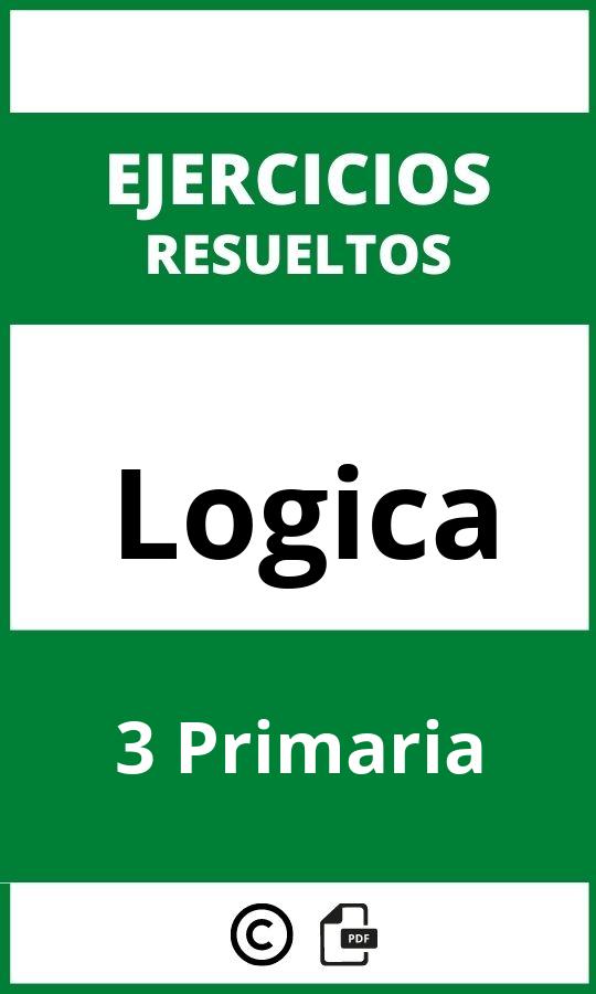 Ejercicios Logica 3 Primaria PDF