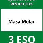 Ejercicios Masa Molar 3 ESO PDF