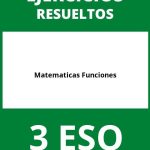 Ejercicios Matematicas 3 ESO Funciones PDF