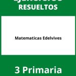 Ejercicios Matematicas 3 Primaria Edelvives PDF