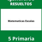 Ejercicios Matematicas 5 Primaria Escalas PDF