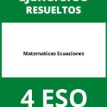 Ejercicios Matematicas Ecuaciones 4 ESO PDF