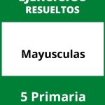 Ejercicios Mayusculas 5 Primaria PDF