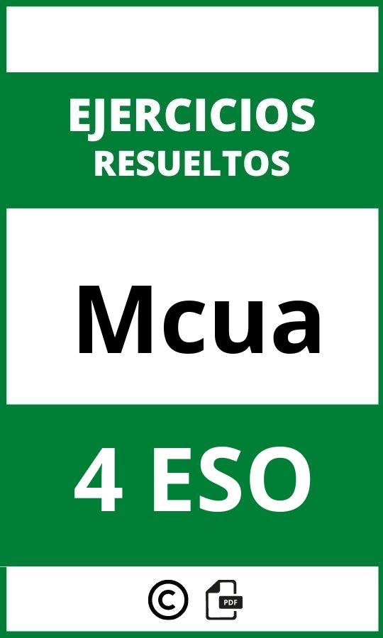 Ejercicios Mcua 4 ESO PDF