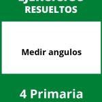 Ejercicios Medir Ángulos 4 Primaria PDF