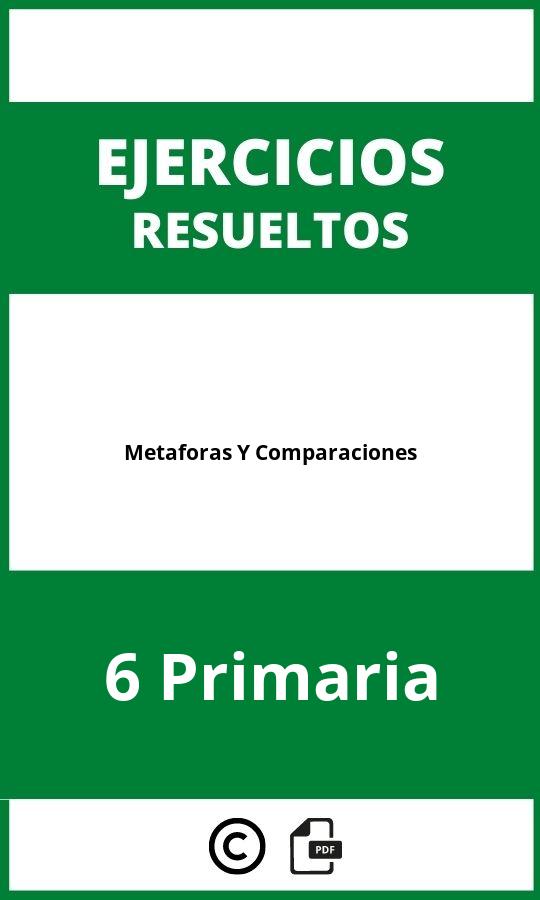 Ejercicios Metaforas Y Comparaciones 6 Primaria PDF