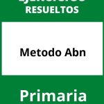 Ejercicios Metodo Abn Primaria PDF