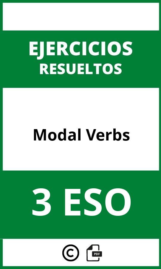 Ejercicios Modal Verbs 3 ESO PDF