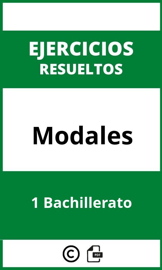 Ejercicios Modales 1 Bachillerato PDF