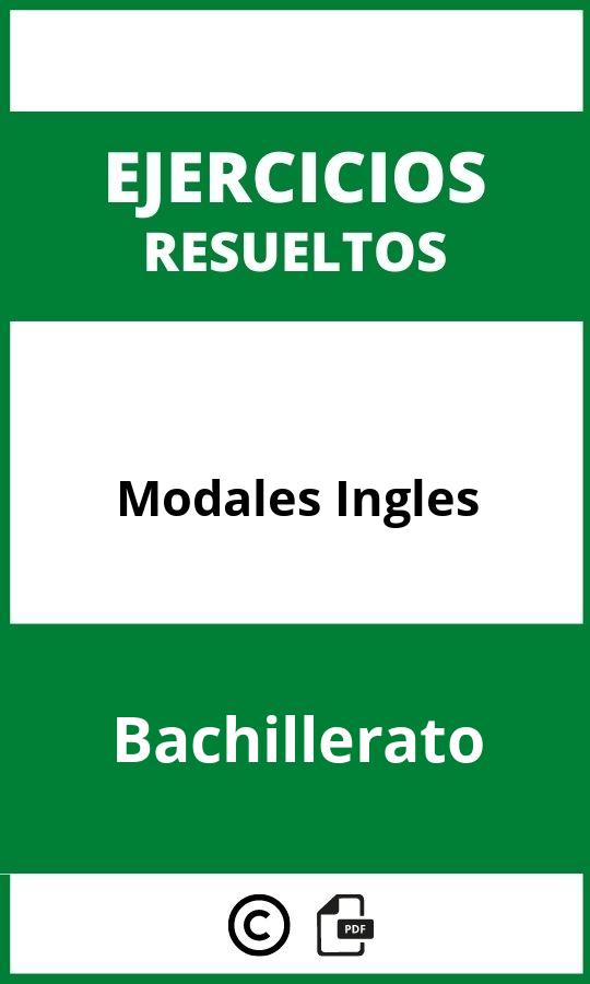 Ejercicios Modales Ingles Bachillerato PDF