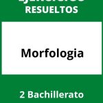 Ejercicios Morfologia 2 Bachillerato PDF