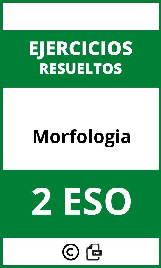 Ejercicios Morfología 2 ESO PDF