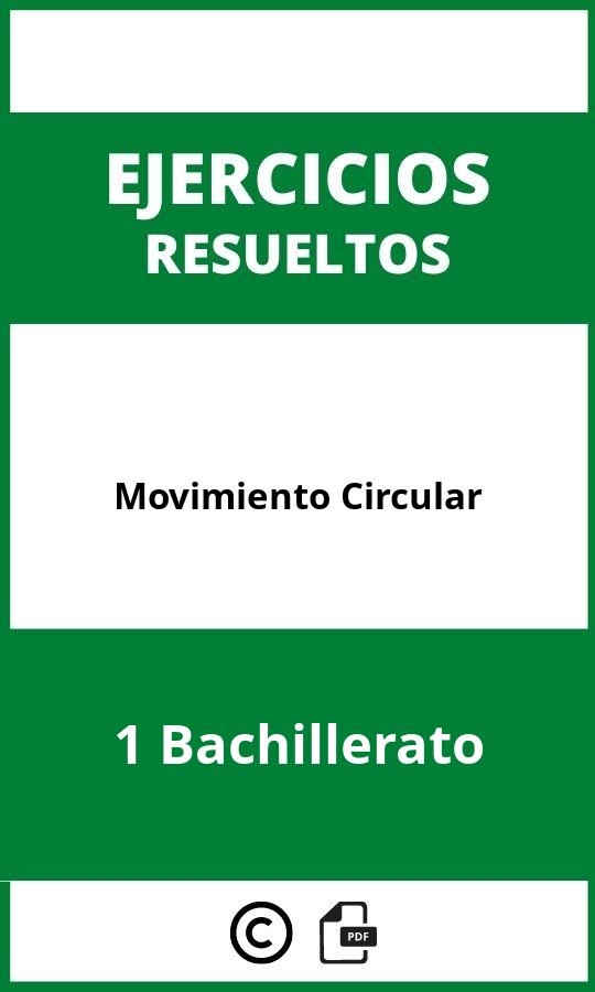 Ejercicios Movimiento Circular 1 Bachillerato PDF