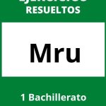 Ejercicios Mru 1 Bachillerato PDF