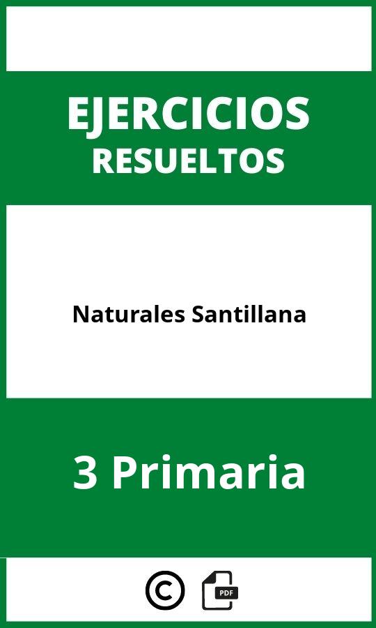 Ejercicios Naturales 3 Primaria Santillana PDF