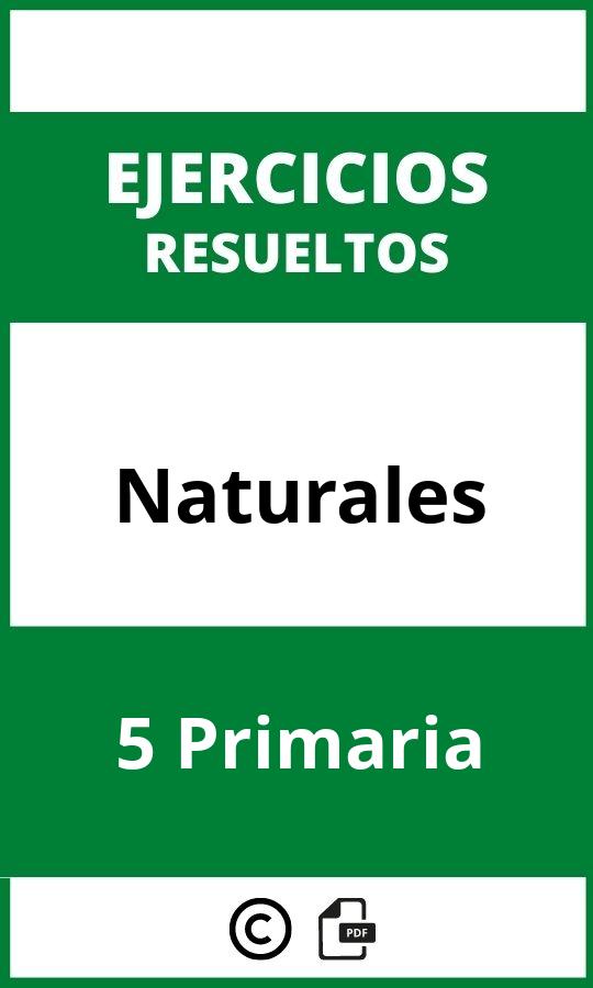 Ejercicios Naturales 5 Primaria PDF