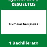 Ejercicios Números Complejos 1 Bachillerato  PDF