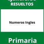 Ejercicios Numeros Ingles Primaria PDF