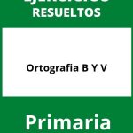 Ejercicios Ortografia B Y V Primaria PDF