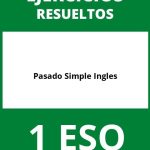 Ejercicios Pasado Simple Ingles 1 ESO PDF