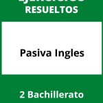 Ejercicios Pasiva Inglés 2 Bachillerato PDF