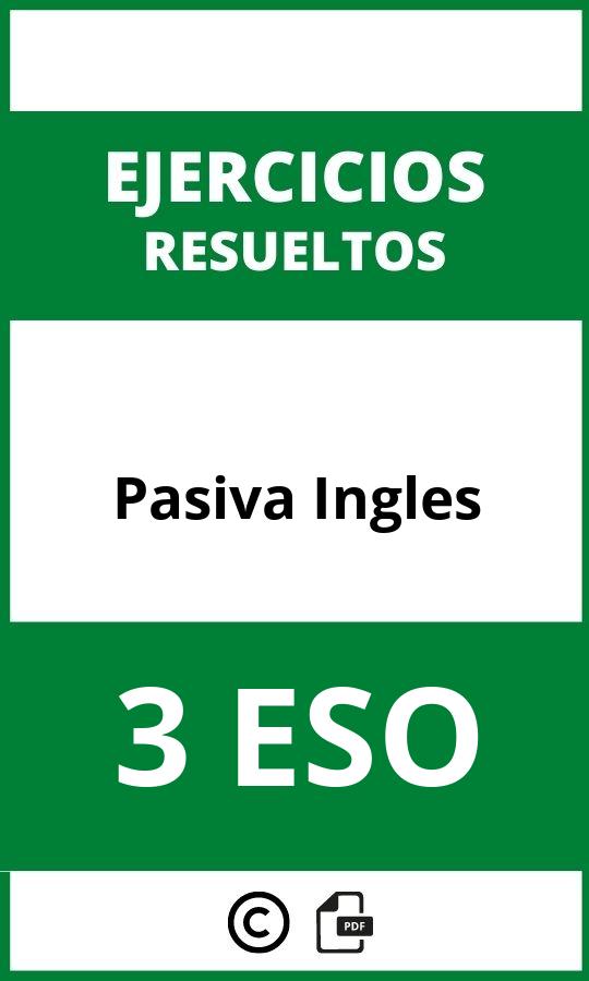 Ejercicios Pasiva Ingles 3 ESO PDF