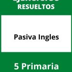 Ejercicios Pasiva Ingles 5 Primaria PDF