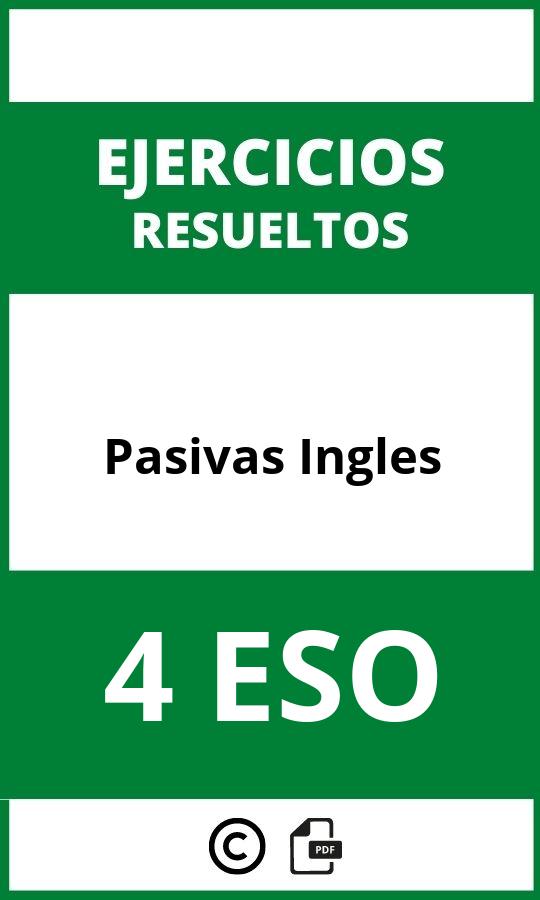 Ejercicios Pasivas Ingles 4 ESO PDF