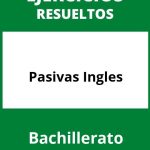 Ejercicios Pasivas Ingles Bachillerato PDF