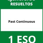 Ejercicios Past Continuous 1 ESO PDF