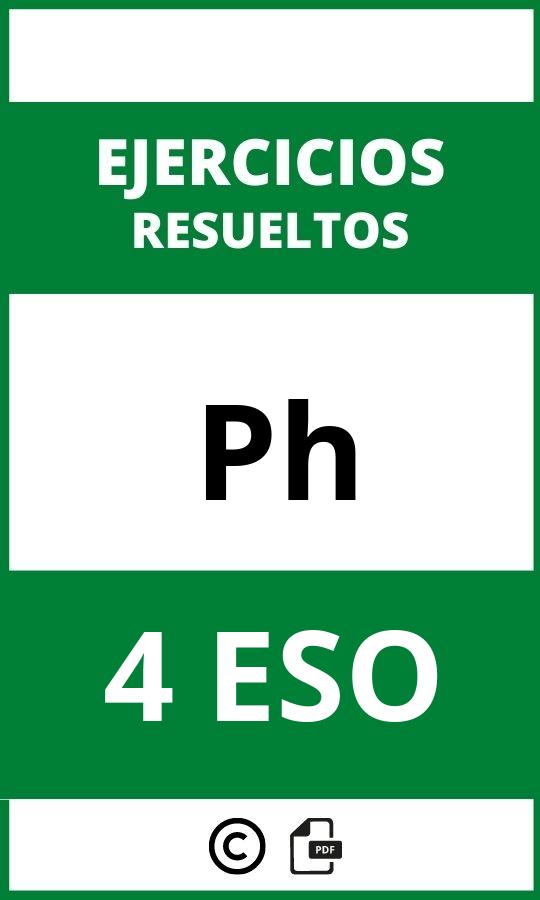 Ejercicios Ph 4 ESO PDF