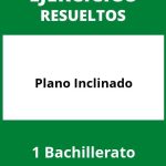 Ejercicios Plano Inclinado 1 Bachillerato PDF