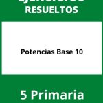 Ejercicios Potencias Base 10 5 Primaria PDF