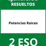 Ejercicios Potencias Raices 2 ESO PDF