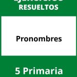 Ejercicios Pronombres 5 Primaria PDF