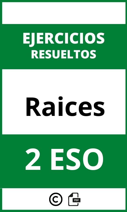 Ejercicios Raices 2 ESO PDF