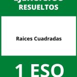 Ejercicios Raices Cuadradas 1 ESO PDF