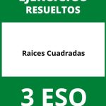 Ejercicios Raices Cuadradas 3 ESO PDF