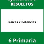 Ejercicios Raices Y Potencias 6 Primaria PDF