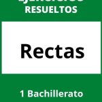 Ejercicios Rectas 1 Bachillerato PDF