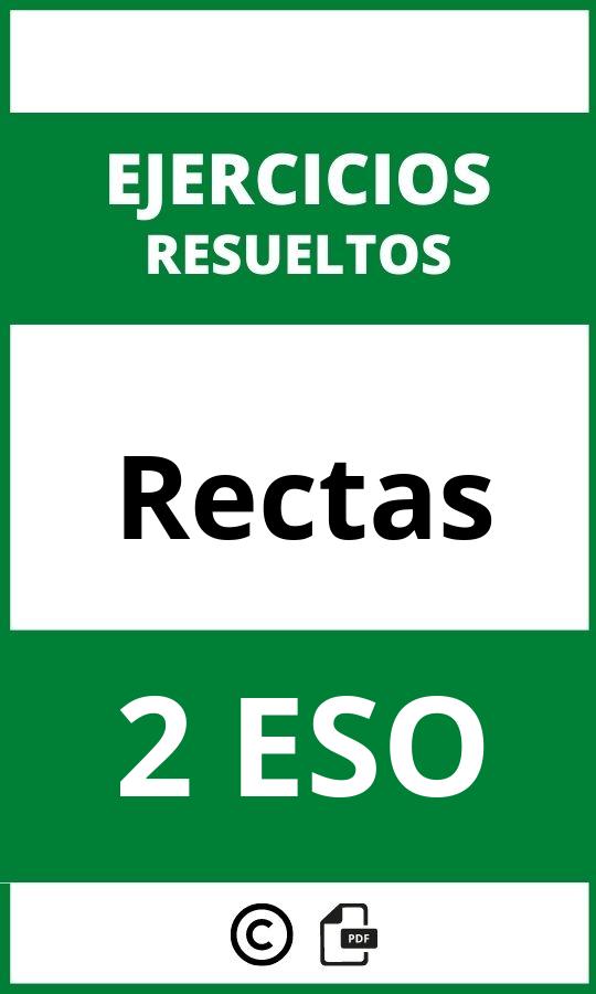 Ejercicios Rectas 2 ESO PDF