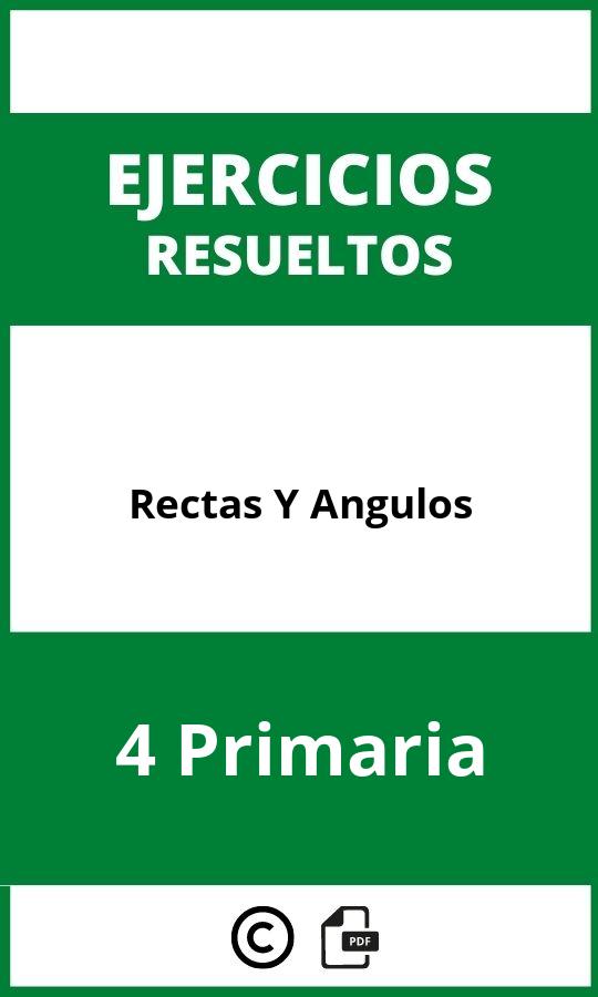 Ejercicios Rectas Y Angulos 4 Primaria PDF